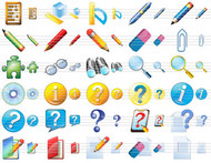 Large Education Icons screenshot